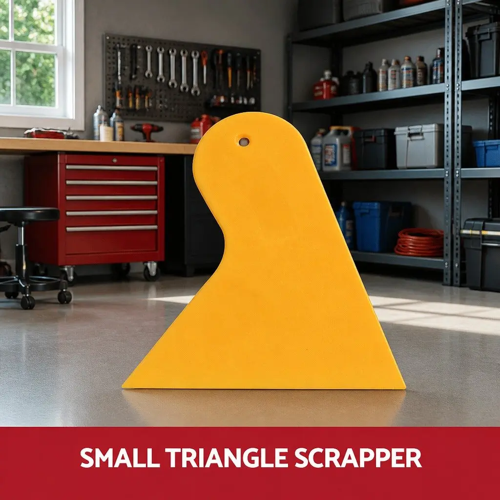 Tint Film Squeegee Scraper Tool Set for Window Application Yellow 5 Piece