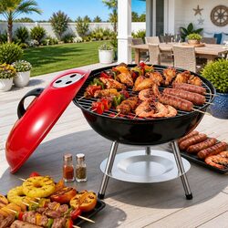 Affordable and Practical: 34cm Charcoal BBQ Grill