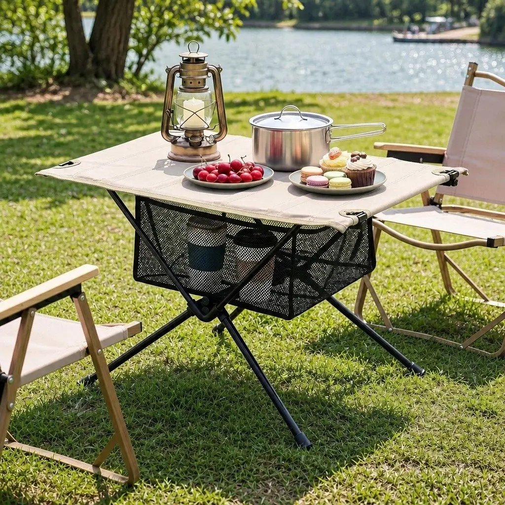 Folding Camping Table with Carry Bag Included