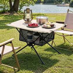 Reliable Folding Camping Table with Carry Bag Included