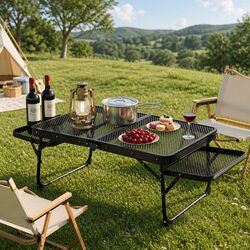 Practical and Reliable Folding Camping Table