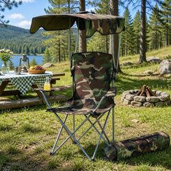 Reliable Camping Chair with Canopy - Practical Design