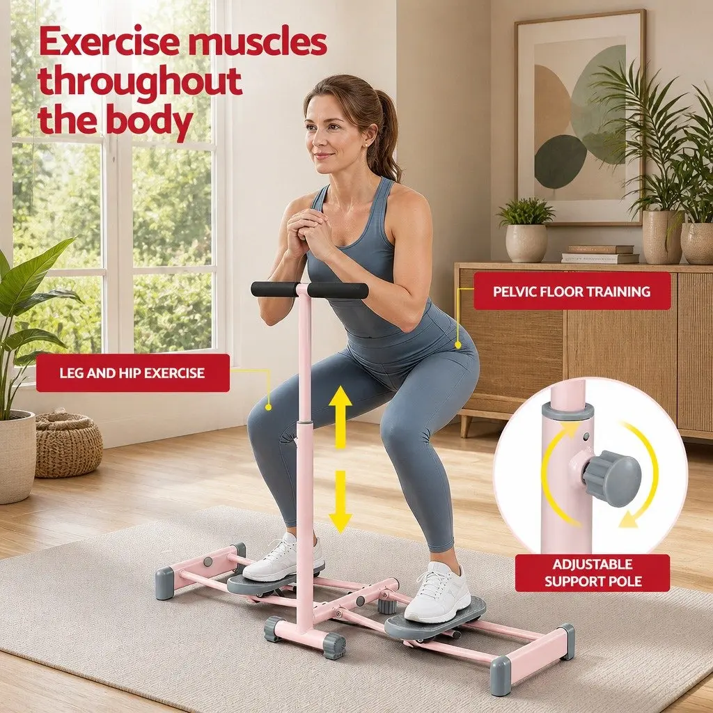 Foldable Ski Exercise Machine for Fitness