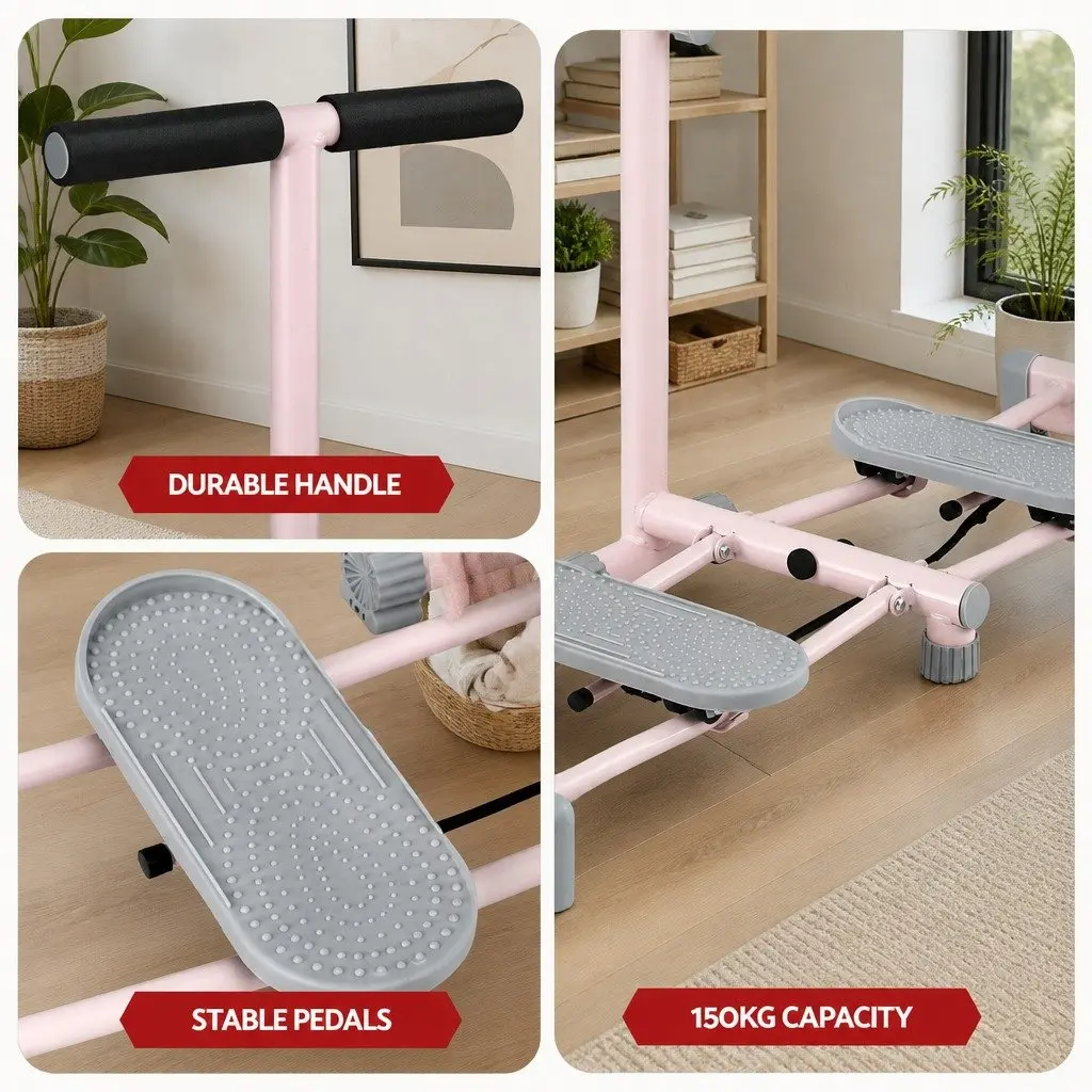 Foldable Ski Exercise Machine for Fitness