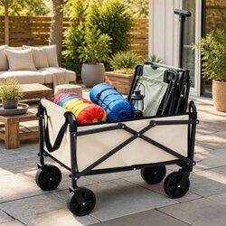 Compact Garden Trolley Cart with User-Friendly Features