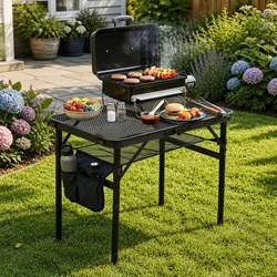 Warmly Practical Portable Camping BBQ Table