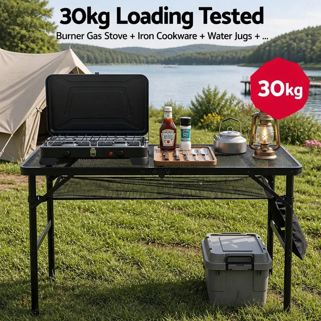 Camping Table for Cooking and Meal Prep
