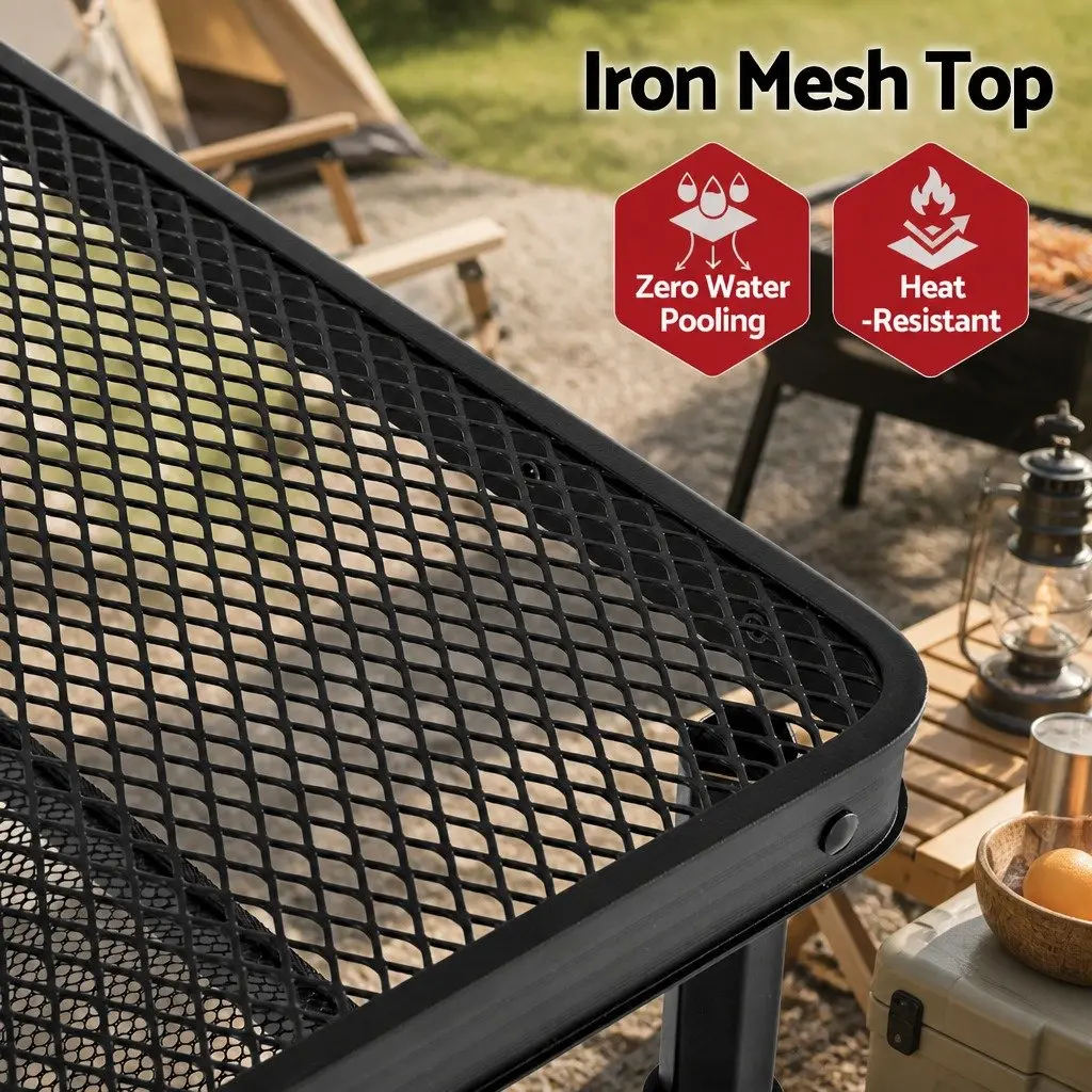 Camping Table for Cooking and Meal Prep