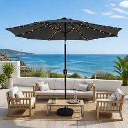 Value-Driven 2.9m Charcoal Outdoor Umbrella