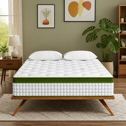 Queen Hybrid Mattress with 4 Layers for Comfort and Value