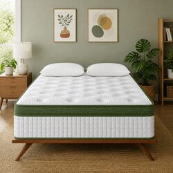 Value-Packed 34cm King Single Latex Hybrid Mattress