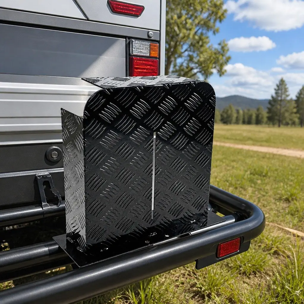 Diesel Heater Fuel Tank Cover 10L 15L Aluminum Base Mount Caravan RV Protection
