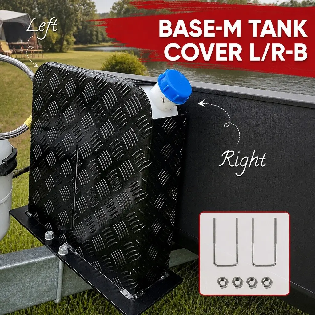 Diesel Heater Fuel Tank Cover 10L 15L Aluminum Base Mount Caravan RV Protection