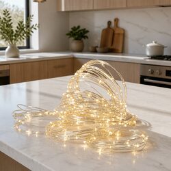 Warm White LED Curtain Lights - Practical and Value-Packed