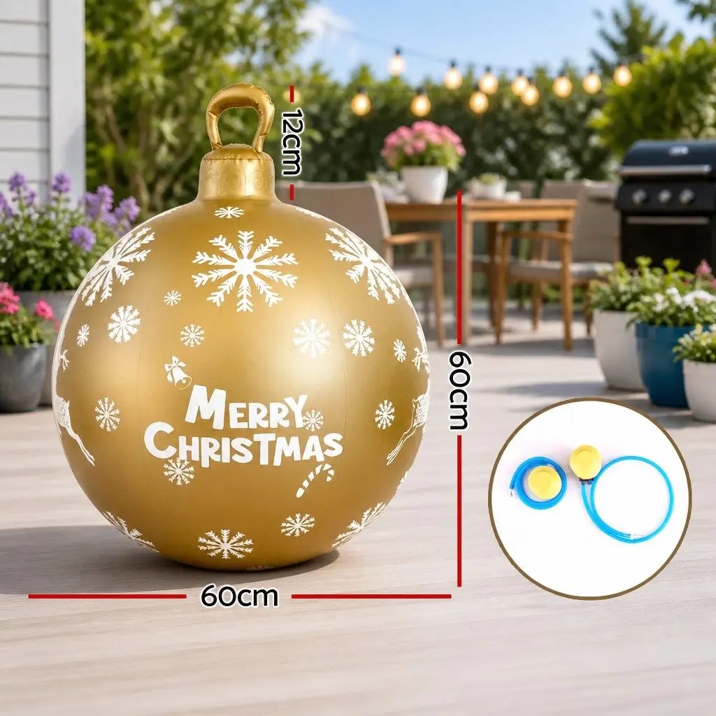 Christmas Inflatable Bauble 60cm Indoor Outdoor Decoration
