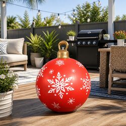 Value and Practicality in a 60cm Christmas Inflatable Bauble