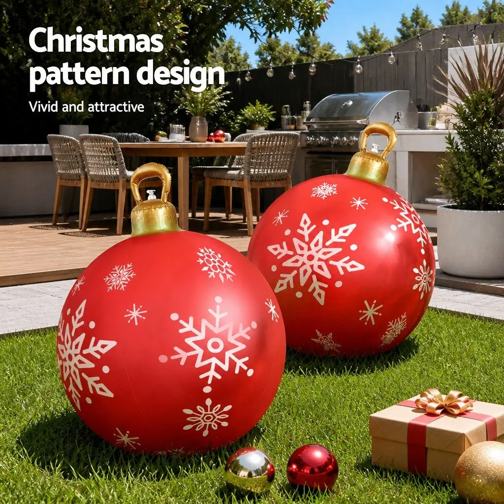Christmas Inflatable Bauble 60cm Outdoor Indoor Decoration