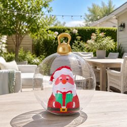 60cm Inflatable Christmas Bauble Offers Practical Value