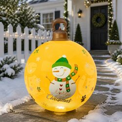 Reliable 60cm Christmas Inflatable Ball with LED Features