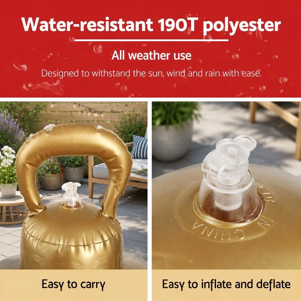 Inflatable Christmas Bauble Outdoor Decoration 60cm Transparent