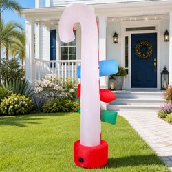 2.4M Christmas Inflatable Candy Pole: Value and Practicality