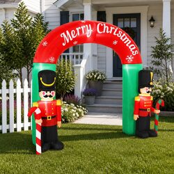 Enjoy Practicality and Value with the Inflatable Nutcracker Archway