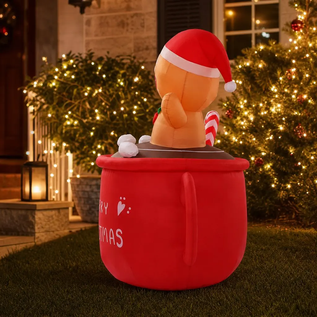 Christmas Inflatable Cup at 1.8M Height