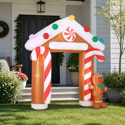 Durable Inflatable Christmas Archway for Holiday Decor