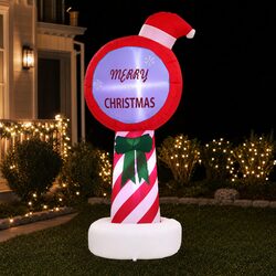Durable LED Christmas Inflatable Pole for All Seasons