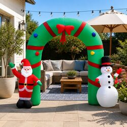Durable 2.8M Christmas Inflatable Archway for Your Home