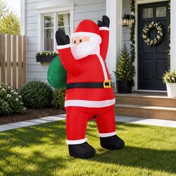 Warm Up Your Holidays with This 1.9M Inflatable Santa