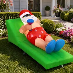 Inflatable Santa Bench: A Festive and Practical Choice