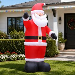 Warm and Practical 5M Christmas Inflatable Santa Display