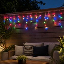 Reliable Solar Icicle String Lights 12.5M