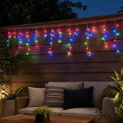 Reliable Solar Icicle String Lights 12.5M