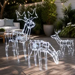 Valuable 3 PCS LED Christmas Reindeer Set