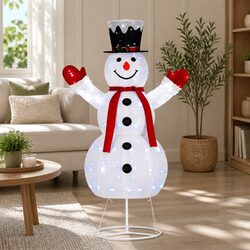 Warm and Reliable Christmas Light Snowman 1.7M with LEDs