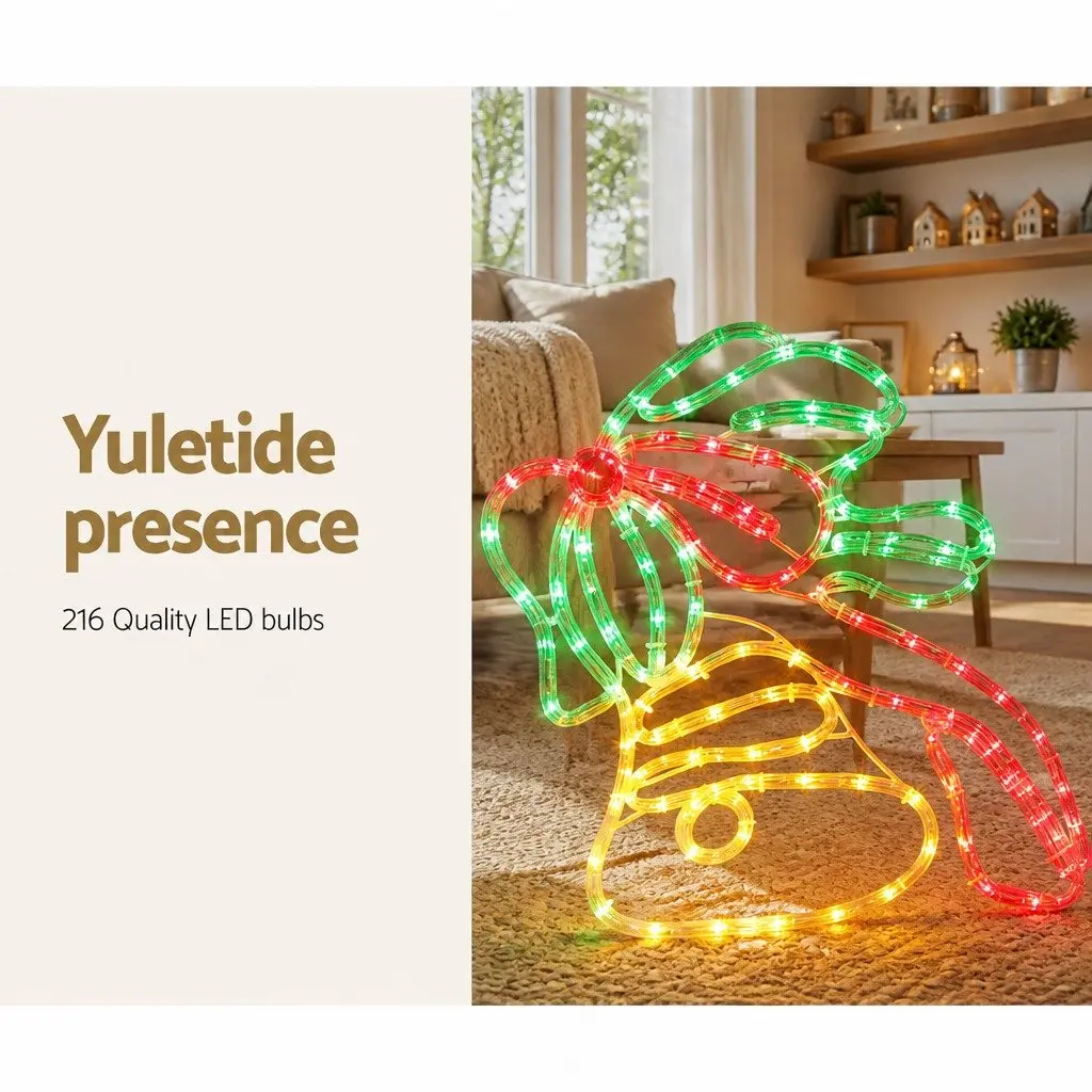 LED Christmas Bell Lights Multicoloured 0.76M Indoor Outdoor Decorations
