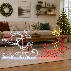 Reliable Christmas Reindeer Sleigh Lights for Your Home