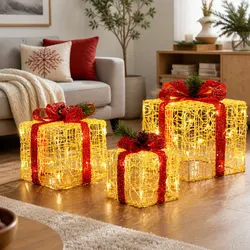 Value Christmas Lights Gift Box Set: 48 LEDs for Holidays
