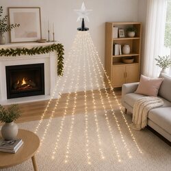 Reliable and Festive 300 LED Christmas Waterfall Lights