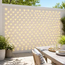 Practical Christmas Net Lights 3M x 2M with 504 Warm White LEDs