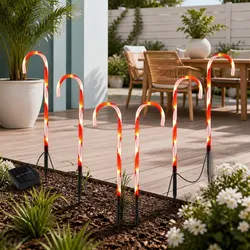6 PCS LED Christmas Path Lights - Reliable & Practical