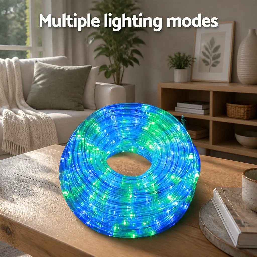 Christmas Rope Lights 20M Multicolour LED String Indoor Outdoor Decorations