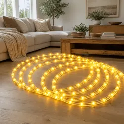 20M Warm White Rope Light: Practical, Stylish, and Affordable