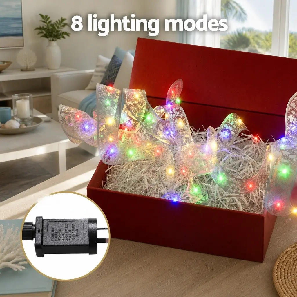 Christmas Lights 20M Multicolour LED Ribbon String Indoor Outdoor Decoration