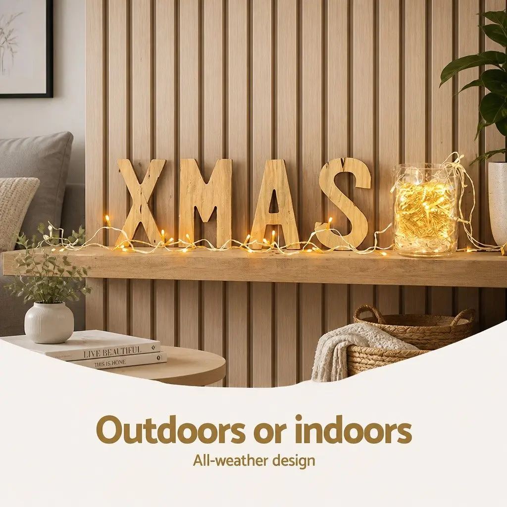String Lights 100M Warm White LED Indoor Outdoor Decoration