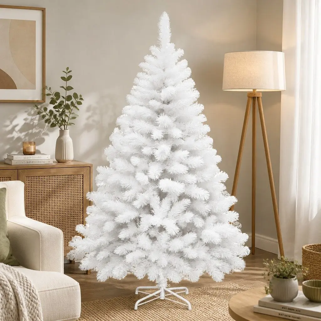 White Christmas Tree Compact 1.5M 308 Tips Decor for Small Spaces