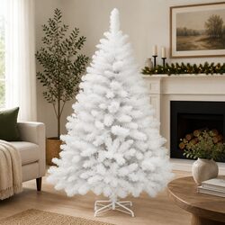 A Practical Choice: 1.8M White Christmas Tree for Festive Value