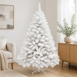 Warm 2.1M White Christmas Tree Built for Celebration